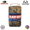 Premium Mossy Oak or Realtree Full Color Dye Sublimated Collapsible Foam Can Insulator